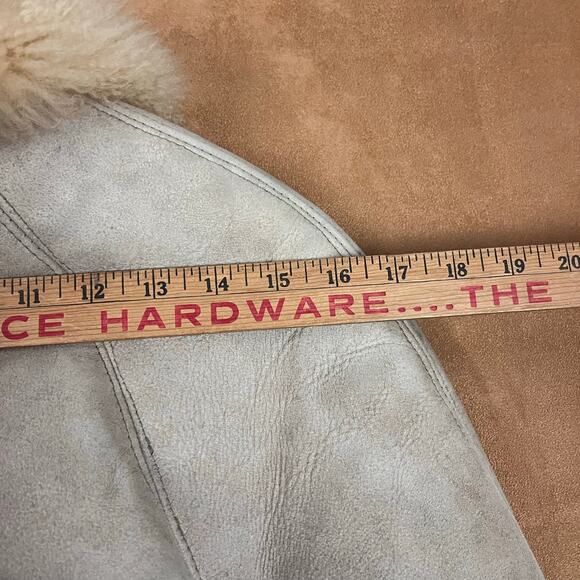 Vintage PEPCO Shearling Sheepskin Pennylane Fur Leather Coat S Made in Turkey - Picture 13 of 16